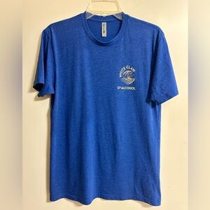 White Claw 0% Alcohol blue medium T shirt